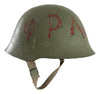 Serbian M59/85 Steel Helmet with Bad-Ass Graffiti.