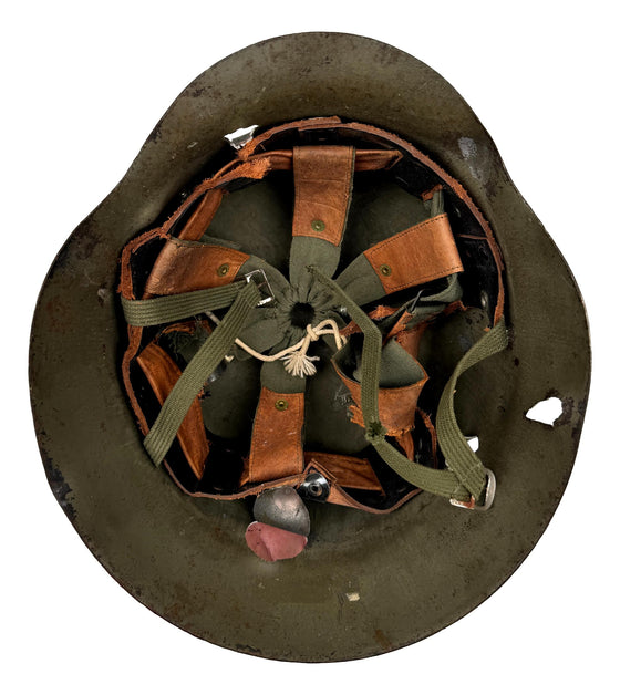 M42/65 Spanish Helmet used in YouTube Ballistic Test