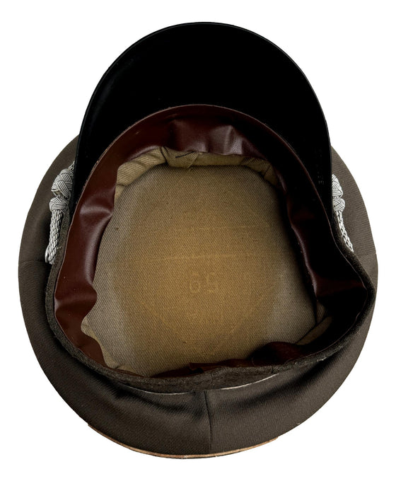 East German NVA Officer's Visor Cap, Size 59