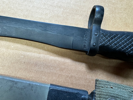 Spanish M58 "Bolo" Bayonet and Scabbard