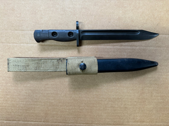 Australian Type 2 L1A1 FAL Bayonet and Scabbard with Frog