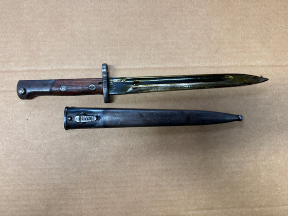 Yugoslavian M48 Bayonet with Scabbard (Broken Grip)