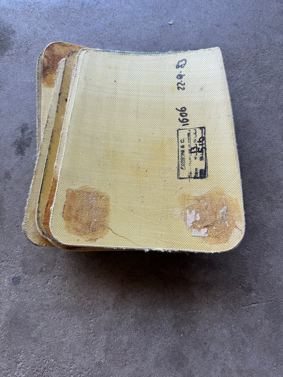 Lot of TEN Italian Police Kevlar Armor Plates