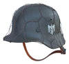 WW2 German M40 Single Decal Heer Helmet W/Normandy Chicken Wire and 57cm Liner