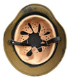 WW2 German M40 Single Decal DAK Tan Helmet 57cm Liner