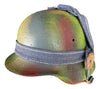 WW2 German M40 Rough Texture Camo Helmet With Luftwaffe Breadbag Strap 57CM Liner.
