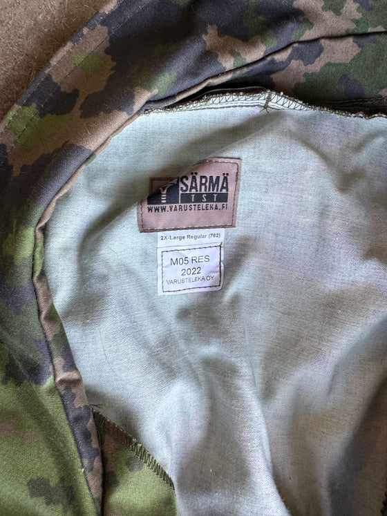 Finnish Varusteleka M05 RES Camo Jacket Size 2XL