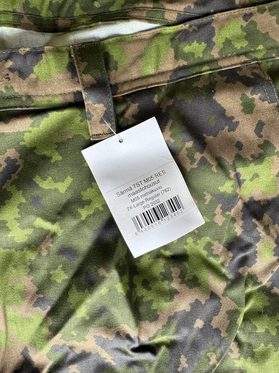 Finnish Varusteleka M05 RES Camo Pants Size 2XL
