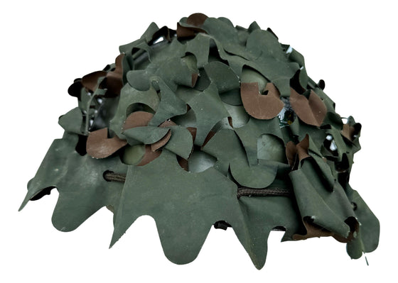 Yugoslvian M59 Helmet With "Salad" Camo Cover