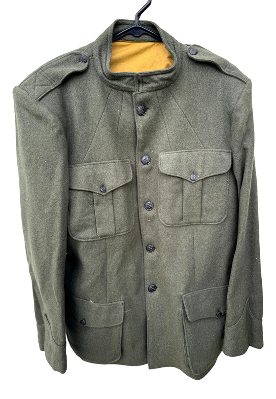 Reproduction USMC P17 Tunic in Forest Green. Size 48" Chest.