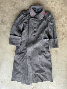  Bulgarian Wool Overcoat, Size Small