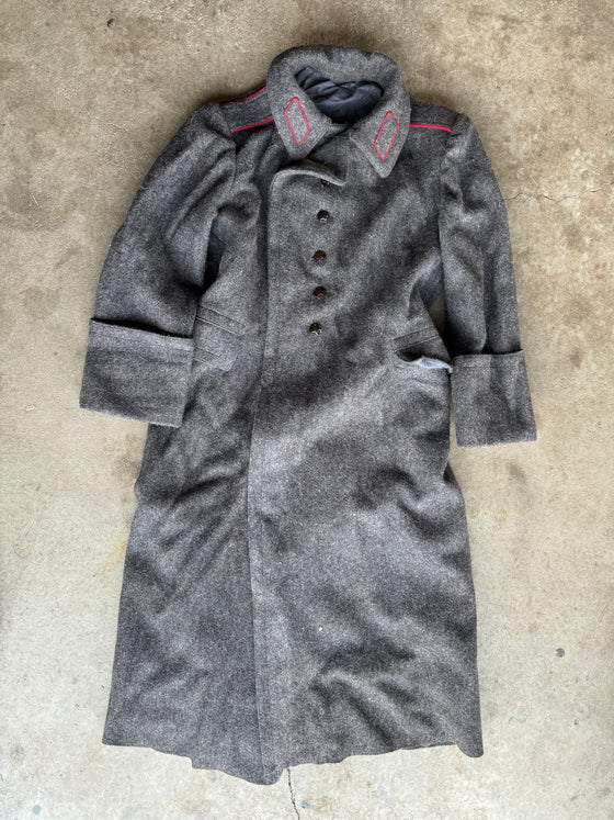 Bulgarian Wool Overcoat, Size Small