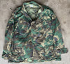 U.S. Vietnam ERDL Brown Dominant Jungle Fatigue Shirt, size XL-Regular.
