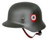 WW2 German Repro M35 Steel Helmet with Double SS Decals