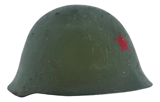 Yugoslavian M59/85 Helmet with Soldier Writing.