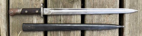 Yugoslavian M1924 "Sword" Bayonet and Scabbard