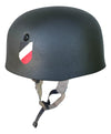 M38 Fallschirmjäger Helmet. Early Double Decal.