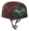 M38 Fallschirmjäger Helmet. "Normandy" Rough Texture Camo W/Single Decal