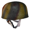 M38 Fallschirmjäger Helmet. "Normandy" Rough Texture Camo W/Single Decal