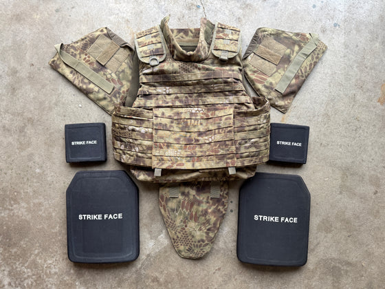 Mike's Custom Kryptek Mandrake IOTV With Level IV Plates and soft inserts.