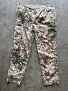 German Tropical Flecktarn Field Pants. Size 42"x32".