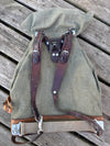 Swiss "Salt and Pepper" Canvas Large Rucksack