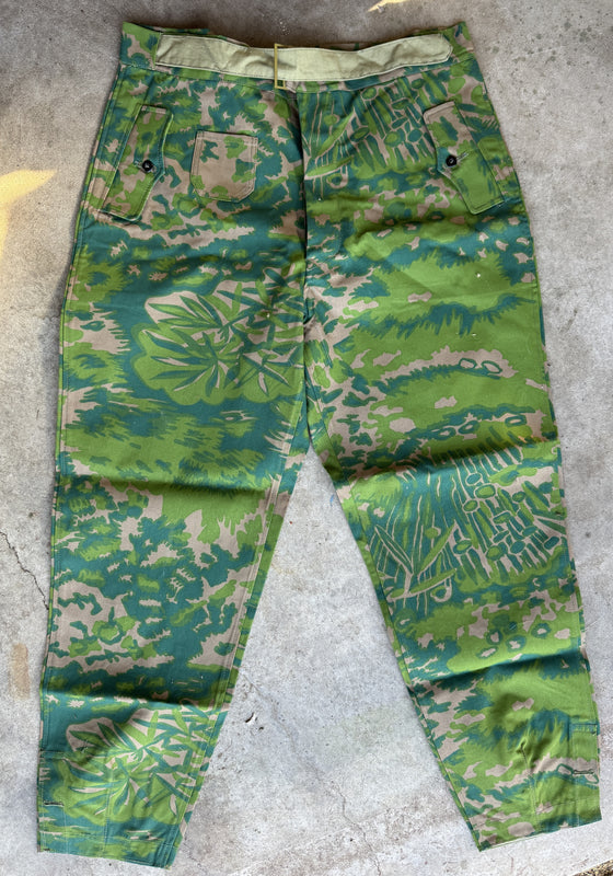 WW2 German Palm Camo Summer Side M43 Field Trousers 40" Waist