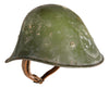 WW2 Romanian M39 Steel Helmet With Front Badge Remnant #2