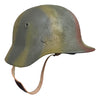 WW2 German M40 Single Decal Heer Normandy Camo Helmet. Size 64shell / 57liner.