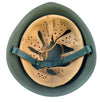 WW2 Italian M33 Helmet, Restored with Bersaglieri Stencil. Size 57cm