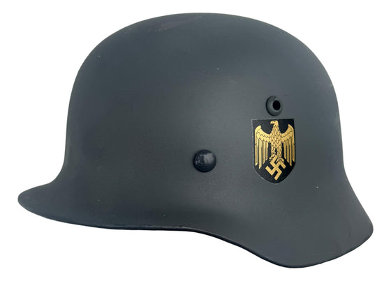 WW2 German M35 Double Decal Kriegsmarine Helmet- Repro