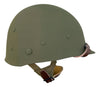 WW2 U.S. Low-Pressure M1 Airborne Helmet Liner. Reproduction. Rayon Webbing, Square Washers.