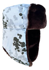 Mike's Militaria Ushanka. German Snow Flecktarn Camo.