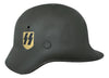 WW2 German M40 Single Decal SS Helmet Shell W/Split Pins