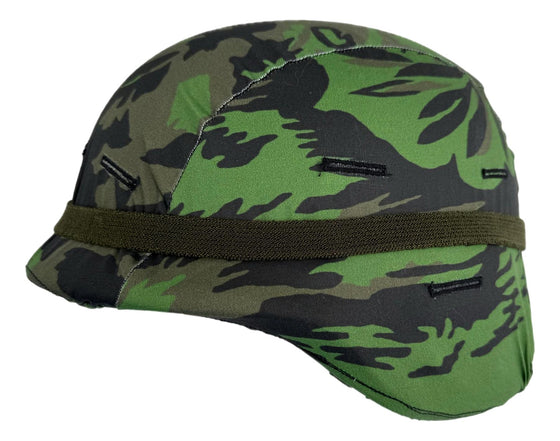 Mike's Militaria LIMITED EDITION WW2 SS Palm "Jungle" Color Camo Helmet Cover