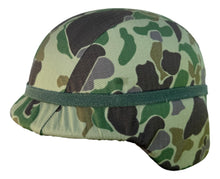  Mike's Militaria WW2 USMC Frogskin Green Side Camo Helmet Cover