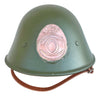 WW2 Romanian M39 Steel Helmet With Front Badge - Restored