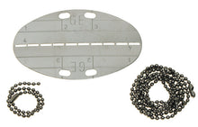  German Bundeswehr Dogtag and Chain set.