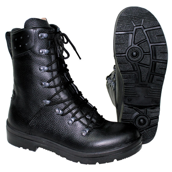 German EXCELLENT Condition Bundeswehr M2007 Black Leather Combat Boots. IN STOCK