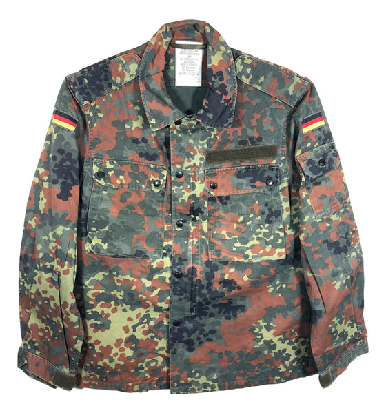 German Flecktarn Camouflage Field Shirt-Used