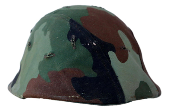 Yugoslavian M59 Steel Helmet with M93 Camouflage Cover - Used #2