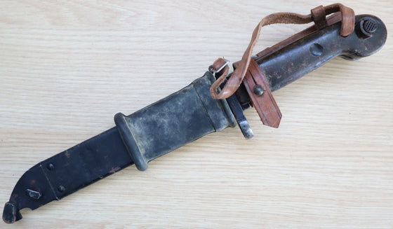 Polish Type 1 AKM Bayonet with Dark Handle- Used