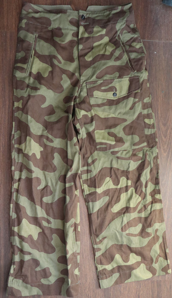WW2 Italian Camo German SS Style Trousers- 32" Waist- Reproduction