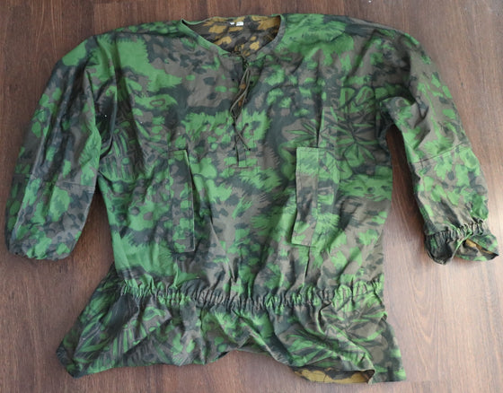WW2 German Waffen SS M40 "Palm" Camo Smock- Reproduction, Size L/XL
