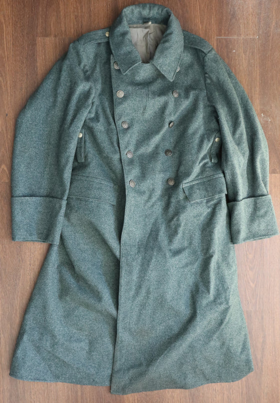 Swiss WW2 Era Wool Overcoat With Metal Buttons- Used-1940 Dated 36" Chest #2