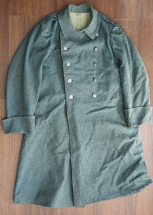  Swiss Wool Overcoat With Metal Buttons- Used-1947 Dated 36" Chest
