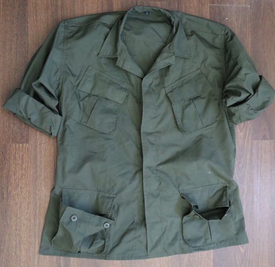 Vietnam 3rd Pattern Jungle Fatigue Shirt- New Made- Size Large-Regular.