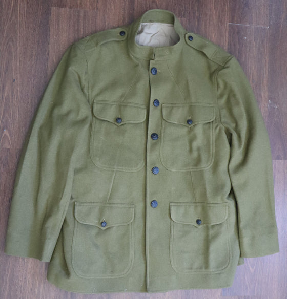 WW1 U.S. M1917 Wool Service Coat- Reproduction- Size 50" Chest.