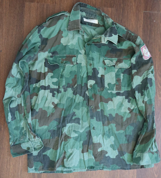Serbian M93 Camouflage Field Shirt- Size XL