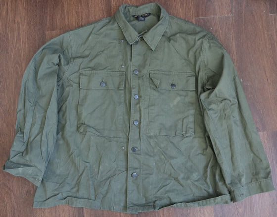 U.S. WW2/Korean War 2nd Pattern HBT Shirt- Used- Size 3XL.